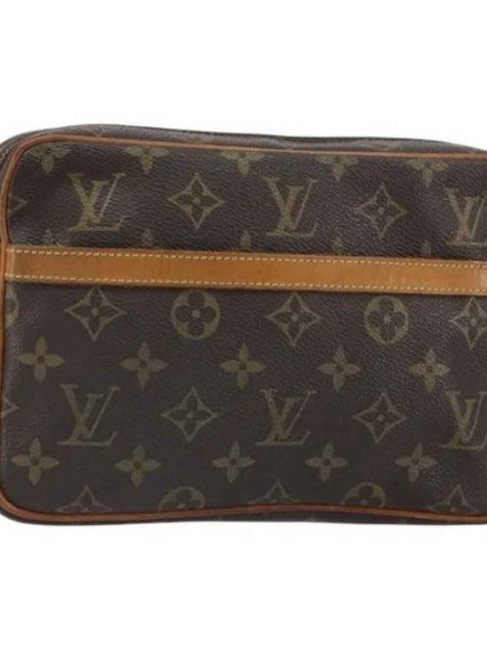 LOUIS VUITTON Monogram Compiegne 23 Clutch Bag M51847 LV Auth 157565